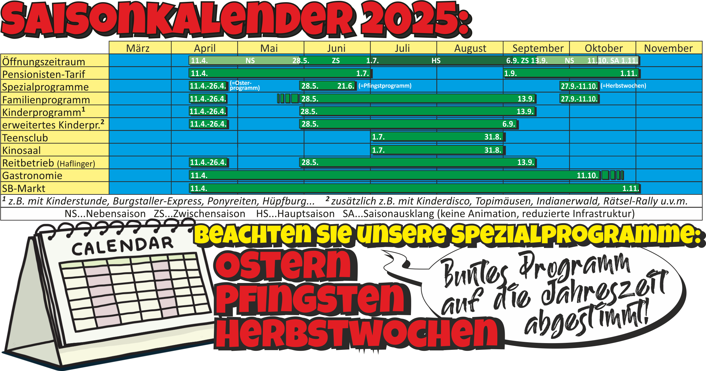 Saisonkalender